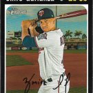 Ehire Adrianza 2020 Topps Heritage #595 Minnesota Twins Baseball Card