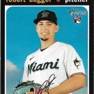 Robert Dugger 2020 Topps Heritage Rookie #528 Miami Marlins Baseball Card