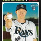 Peter Fairbanks 2020 Topps Heritage Rookie #640 Tampa Bay Rays Baseball Card