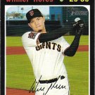 Wilmer Flores 2020 Topps Heritage #617 San Francisco Giants Baseball Card Wilmer Flores 2020 Topps Heritage #617 San Francisco Giants Baseball Card