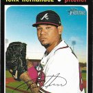 Felix Hernandez 2020 Topps Heritage #518 Atlanta Braves Baseball Card