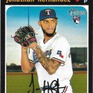 Jonathan Hernandez 2020 Topps Heritage Rookie #506 Texas Rangers Baseball Card