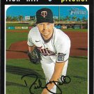 Rich Hill 2020 Topps Heritage #514 Minnesota Twins Baseball Card