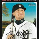 JaCoby Jones 2020 Topps Heritage #678 Detroit Tigers Baseball Card