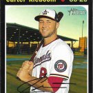 Carter Kieboom 2020 Topps Heritage #662 Washington Nationals Baseball Card