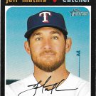 Jeff Mathis 2020 Topps Heritage #690 Texas Rangers Baseball Card