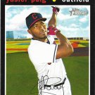 Yasiel Puig 2020 Topps Heritage #557 Cleveland Indians Baseball Card
