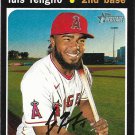 Luis Rengifo 2020 Topps Heritage #675 Los Angeles Angels Baseball Card Luis Rengifo 2020 Topps Heritage #675 Los Angeles Angels Baseball Card
