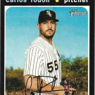 Carlos Rodon 2020 Topps Heritage #588 Chicago White Sox Baseball Card