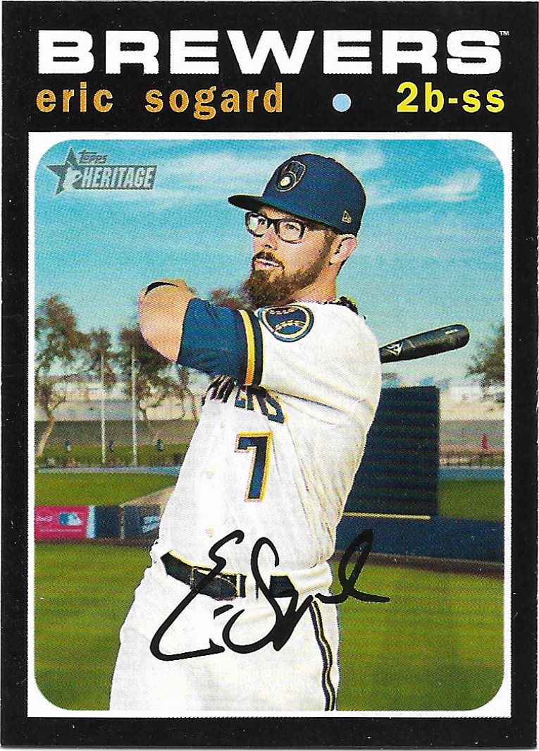 Eric Thames Topps Baseball Card