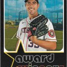 Justin Verlander 2020 Topps Heritage Award Winners #AW-3 Houston Astros Baseball Card