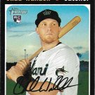 Chad Wallach 2020 Topps Heritage Rookie #507 Miami Marlins Baseball Card