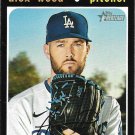Alex Wood 2020 Topps Heritage #663 Los Angeles Dodgers Baseball Card