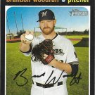 Brandon Woodruff 2020 Topps Heritage #374 Milwaukee Brewers Baseball Card