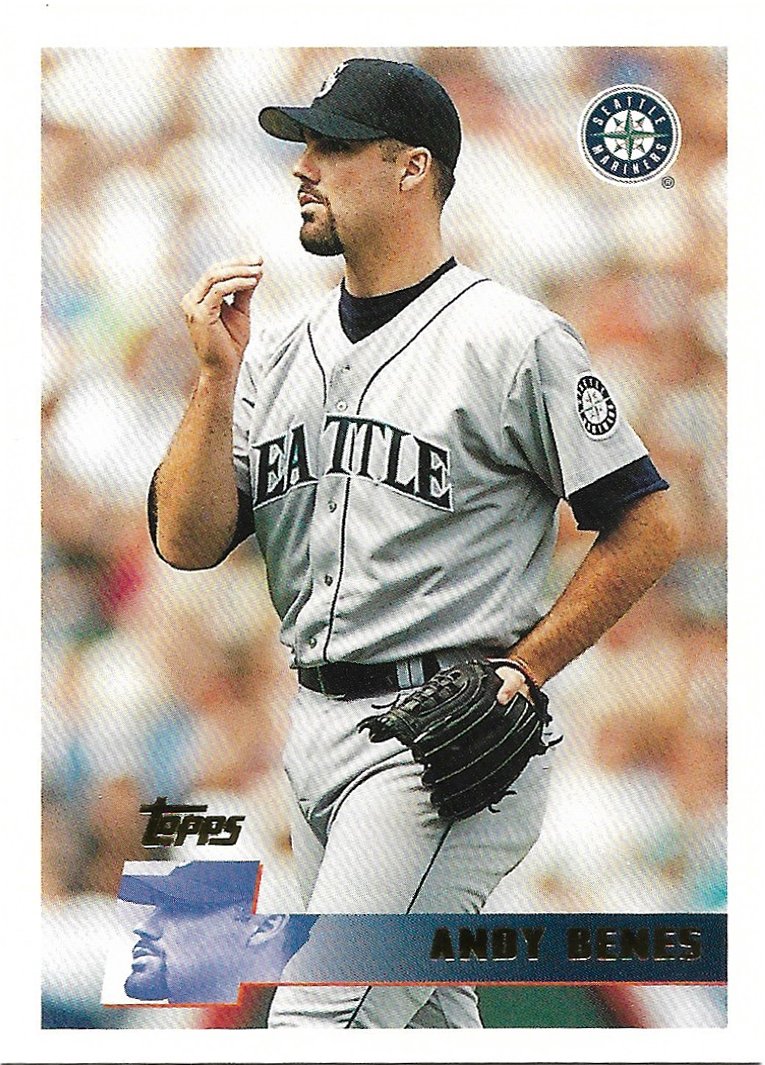 Andy Benes 1996 Topps #314 Seattle Mariners Baseball Card