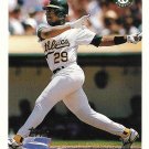 Geronimo Berroa 1996 Topps #154 Oakland Athletics Baseball Card