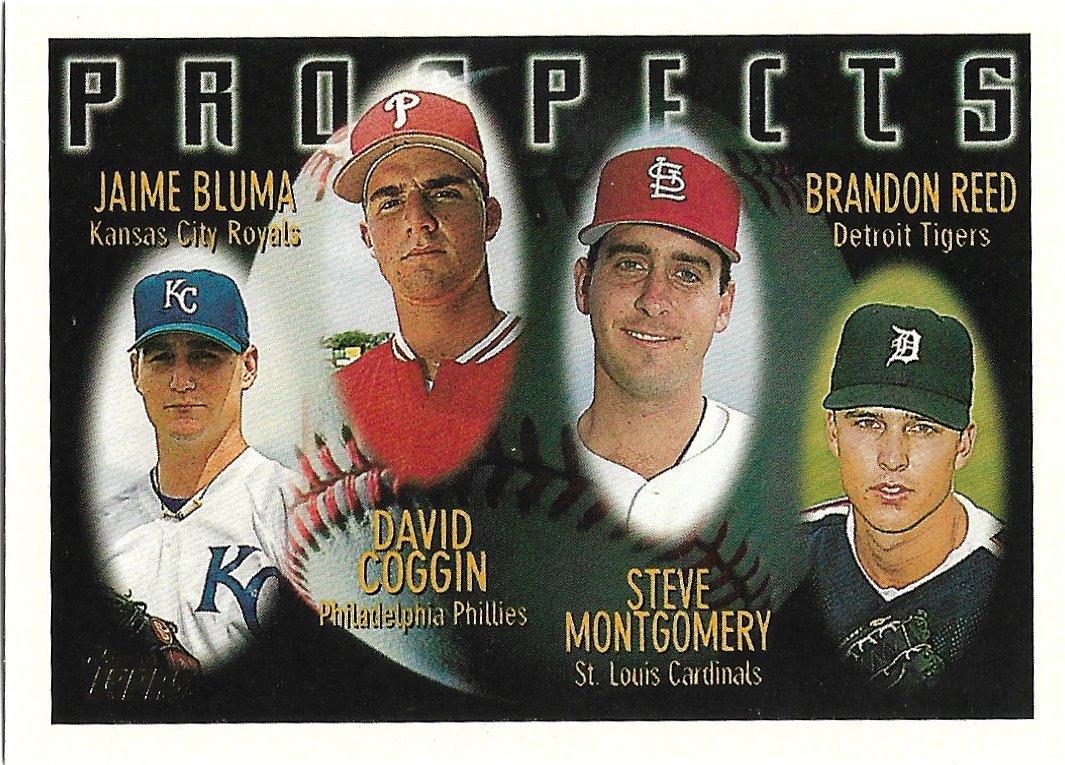 Jaime Bluma, David Coggin, Steve Montgomery, Brandon Reed 1996 Topps #431 Baseball Card