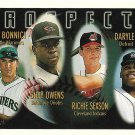 Jim Bonnici, Billy Owens, Richie Sexson, Daryle Ward 1996 Topps #424 Baseball Card