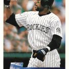 Ellis Burks 1996 Topps #123 Colorado Rockies Baseball Card