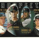 Steve Cox, Jesse Ibara, Derrek Lee, Ron Wright 1996 Topps #424 Baseball Card