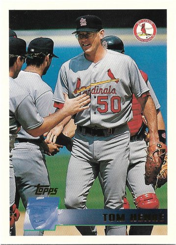 Tom Henke 1996 Topps #90 St. Louis Cardinals Baseball Card