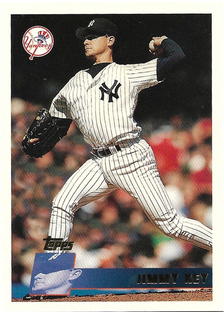 Jimmy Key 1996 Topps #273 New York Yankees Baseball Card