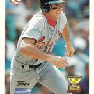 John Mabry 1996 Topps #73 St. Louis Cardinals Baseball Card