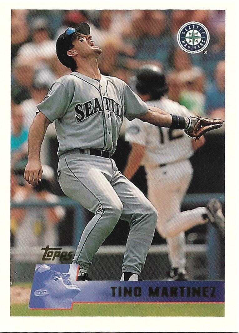 Tino Martinez 1996 Topps #168 Seattle Mariners Baseball Card