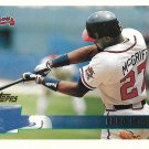 Fred McGriff 1996 Topps #389 Atlanta Braves Baseball Card