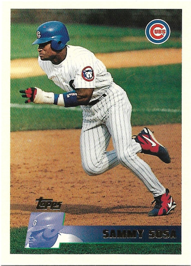 Sammy Sosa 1996 Topps 252 Chicago Cubs Baseball Card