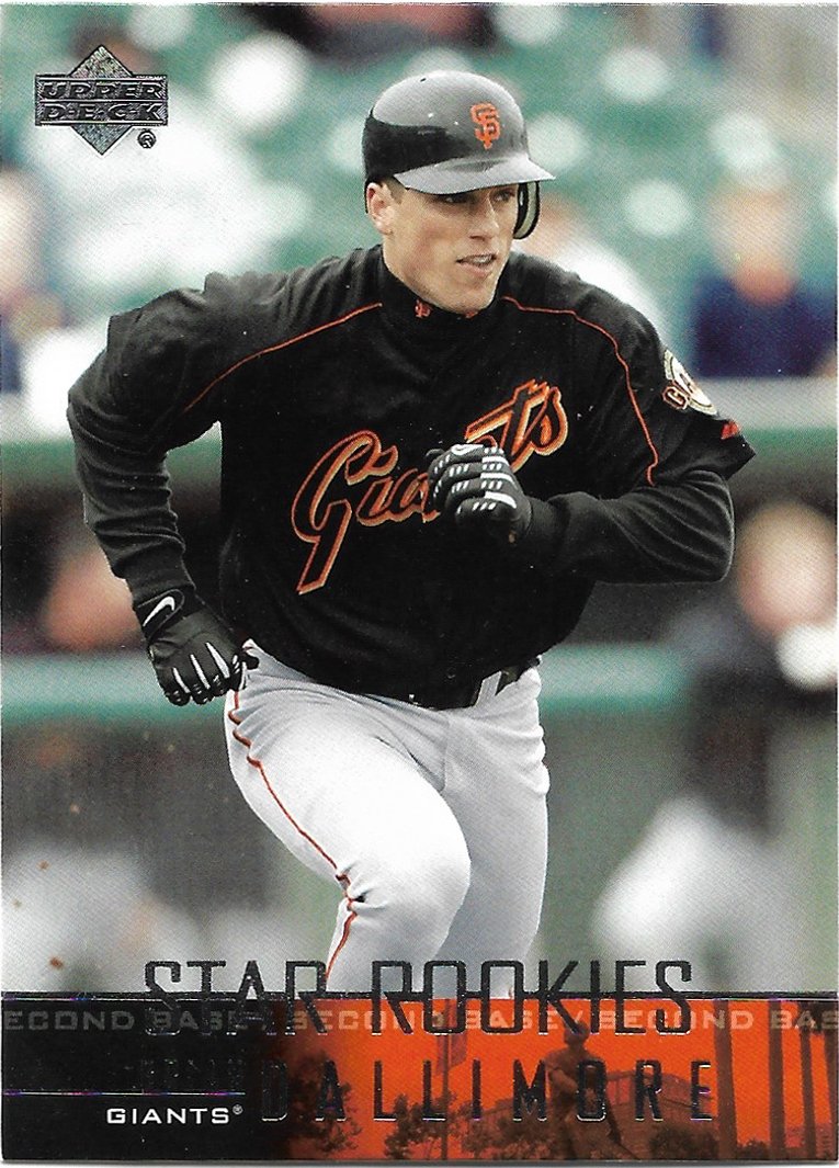 Brian Dallimore 2004 Upper Deck Rookie #569 San Francisco Giants Baseball Card