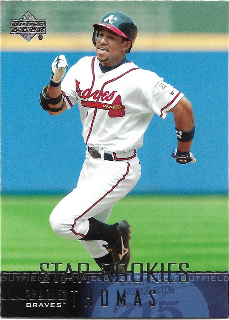 Charles Thomas 2004 Upper Deck Rookie #568 Atlanta Braves Baseball Card