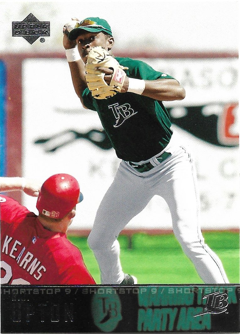 B.J. Upton 2004 Upper Deck #558 Tampa Bay Devil Rays Baseball Card
