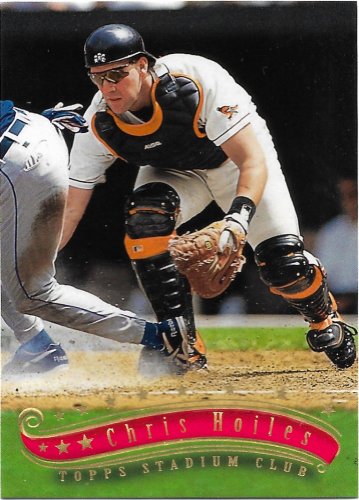 Chris Hoiles 1997 Topps Stadium Club #330 Baltimore Orioles Baseball Card