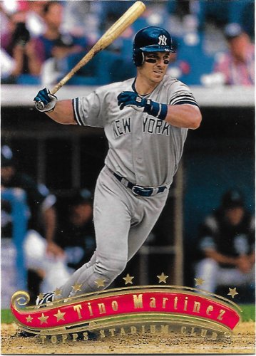 Tino Martinez 1997 Topps Stadium Club #220 New York Yankees Baseball Card