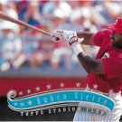 Ruben Sierra 1997 Topps Stadium Club #277 Cincinnati Reds Baseball Card