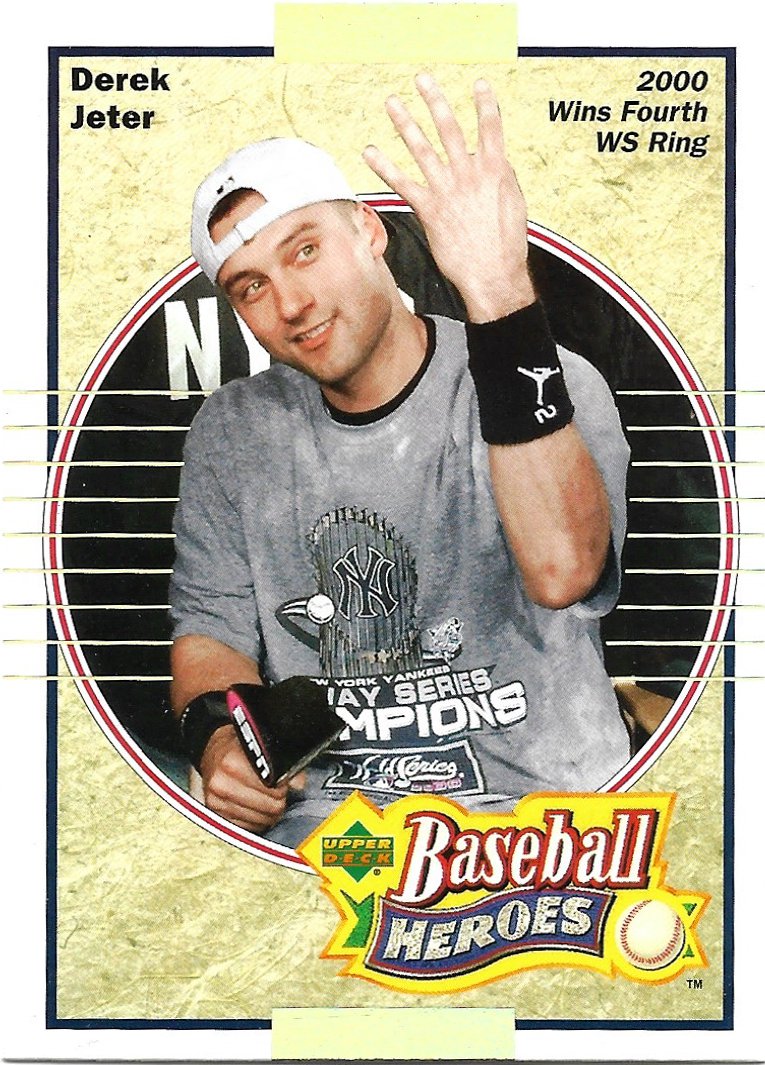 Derek Jeter 2005 Upper Deck Baseball Heroes #95 New York Yankees Baseball Card