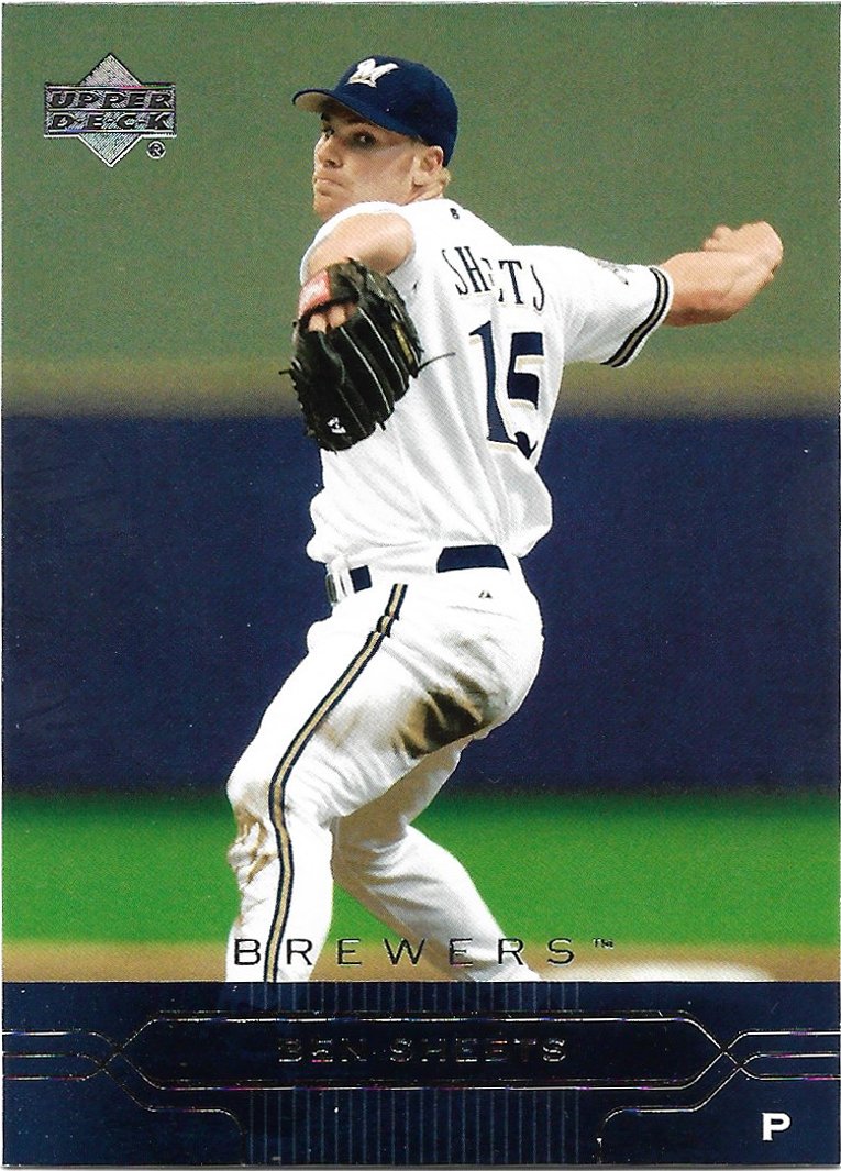 Ben Sheets 2005 Upper Deck #107 Milwaukee Brewers Baseball Card