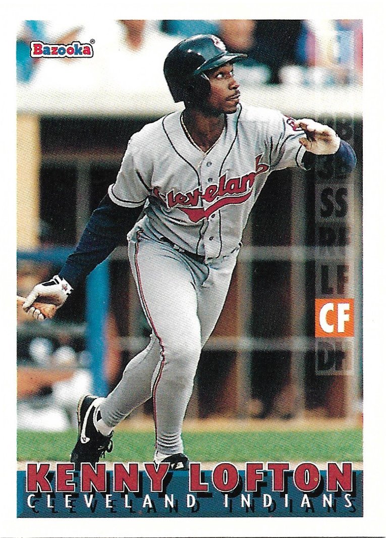 Kenny Lofton 1995 Bazooka #22 Cleveland Indians Baseball Card