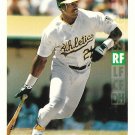 Ruben Sierra 1995 Bazooka #100 Oakland Athletics Baseball Card