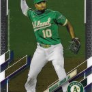 Marcus Semien 2021 Topps Chrome #8 Oakland Athletics Baseball Card