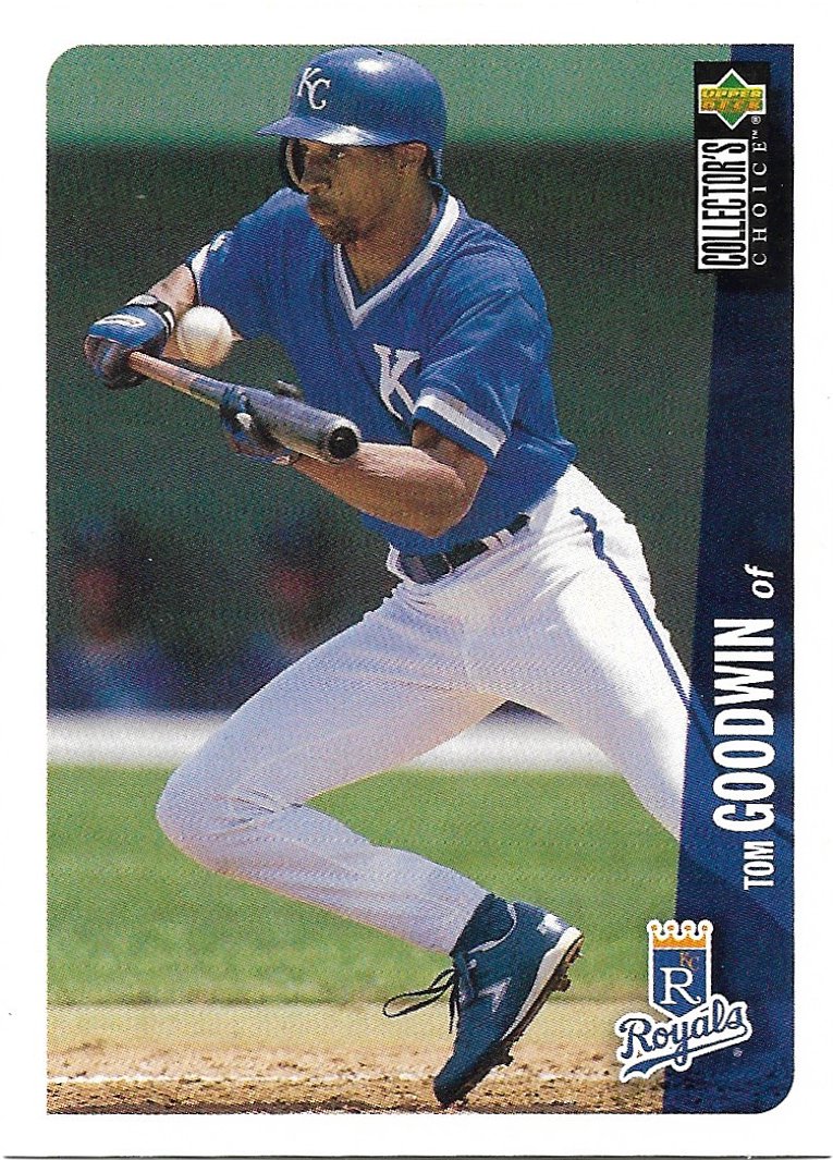 Tom Goodwin 1996 Upper Deck Collector's Choice #171 Kansas City Royals Baseball Card