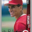 Benito Santiago 1996 Collector's Choice Silver Signature #116 Cincinnati Reds Baseball Card