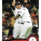 Jose Altuve 2011 Topps Update Rookie #US132 Houston Astros Baseball Card