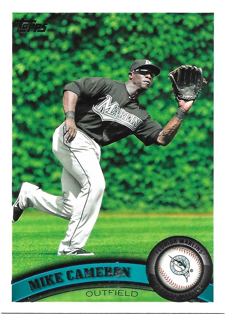 Mike Cameron 2011 Topps Update #US141 Florida Marlins Baseball Card