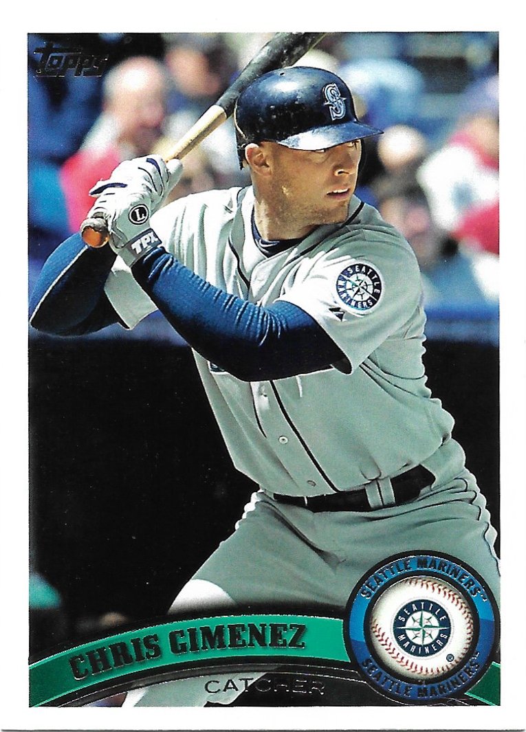 Chris Gimenez 2011 Topps Update #US222 Seattle Mariners Baseball Card