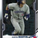 Austin Martin 2021 Bowman Chrome Prospects #BCP-87 Toronto Blue Jays Baseball Card