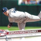 Jordan Montgomery 2017 Topps Update Rookie #US91 New York Yankees Baseball Card