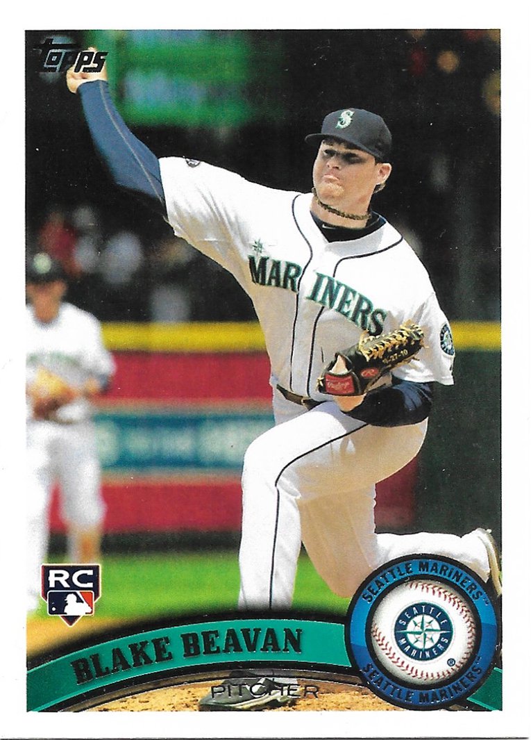 Blake Beavan 2011 Topps Update Rookie #US327 Seattle Mariners Baseball Card