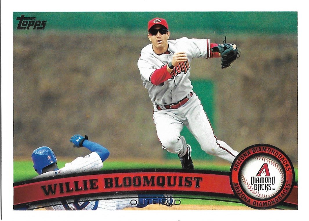 Willie Bloomquist 2011 Topps Update #US137 Arizona Diamondbacks Baseball Card